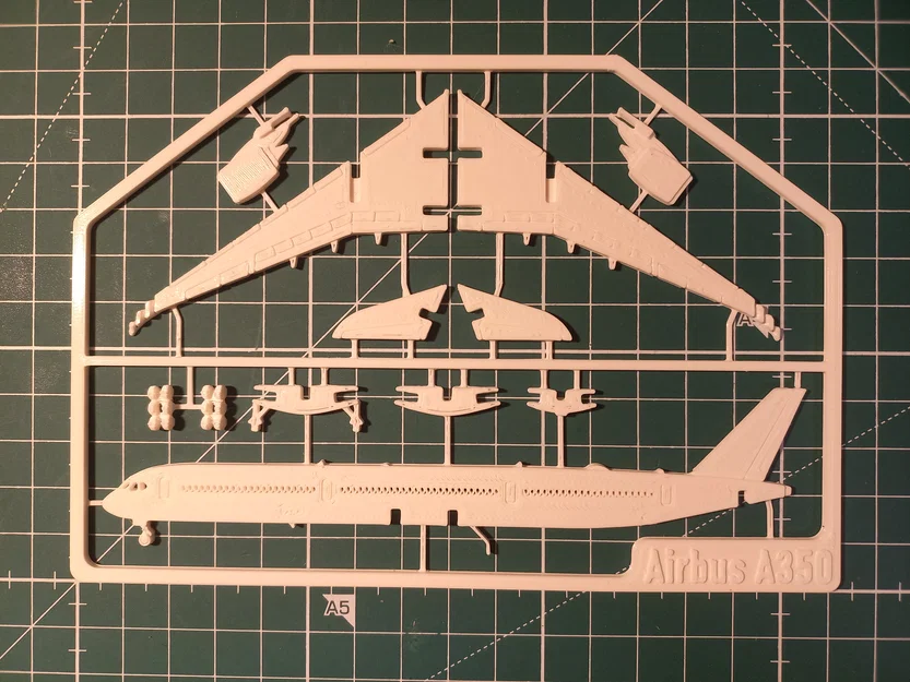 Airbus A350 Kit Card – Mô hình lắp ráp Airbus A350-1000 - Image 7