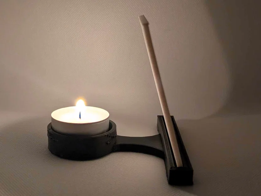 Đế nến tealight lithophane (Lithophane tealight candle holder) - Image 1