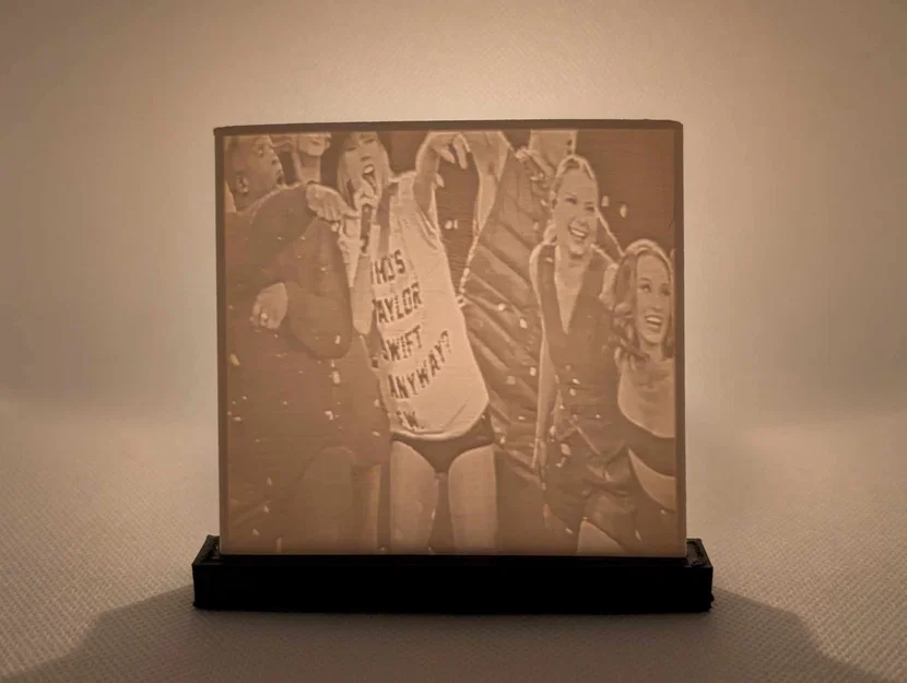 Đế nến tealight lithophane (Lithophane tealight candle holder) - Image 2