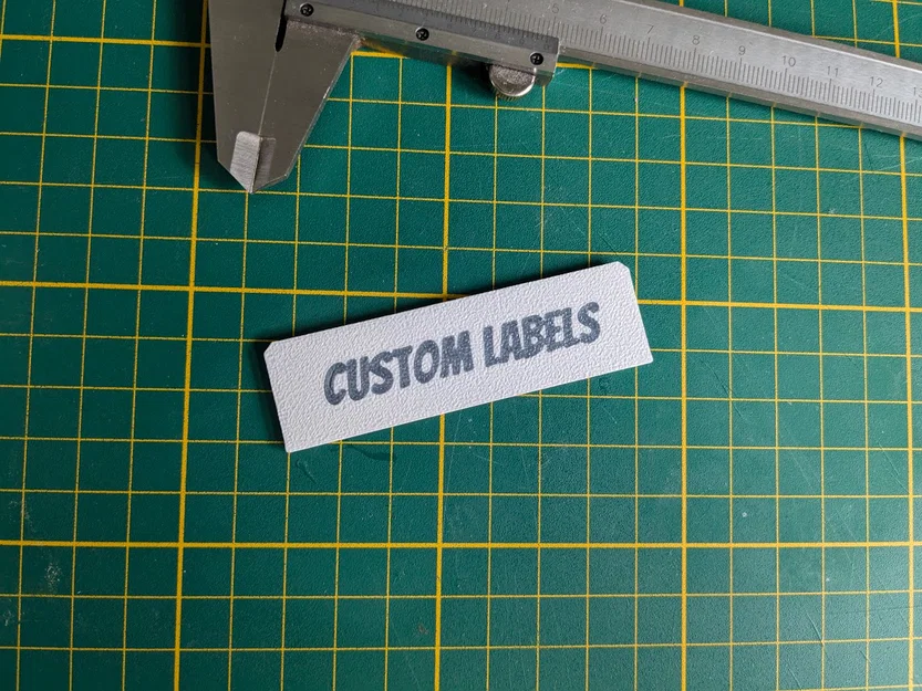 Bộ tạo nhãn dán tùy chỉnh cho Modern Gridfinity Case (Parametric) - Image 2