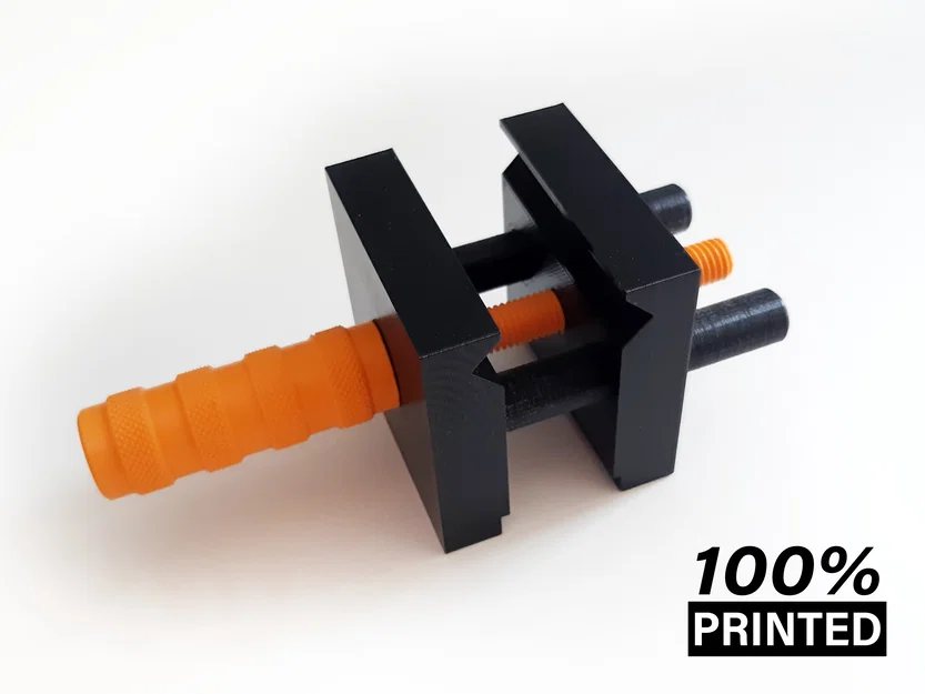 Ê-tô mini (mini vise) in 3D – không vít, không keo - Image 1
