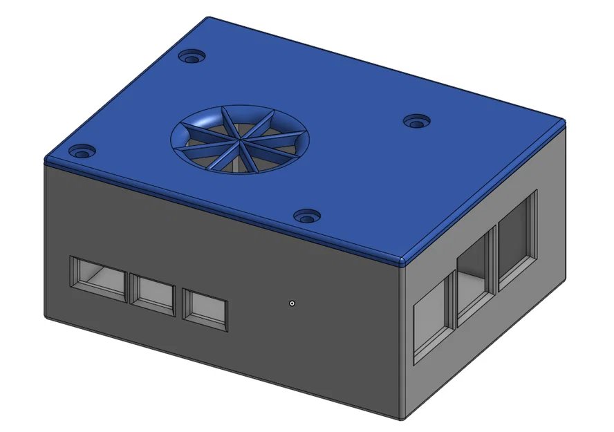 Case Raspberry Pi 5 + Pimoroni NVMe + Waveshare POE - Image 2