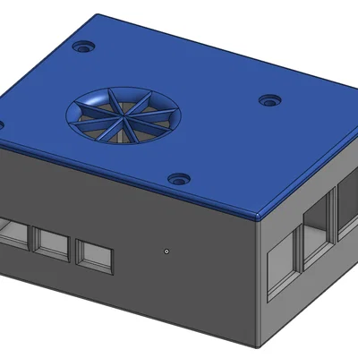 Case Raspberry Pi 5 + Pimoroni NVMe + Waveshare POE