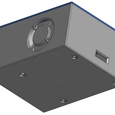 Case Raspberry Pi 5 + Pimoroni NVMe + Waveshare POE