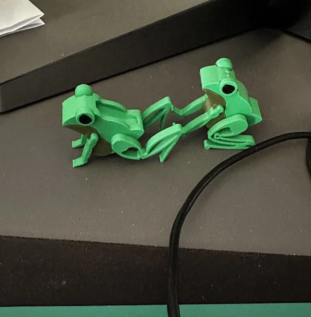 Mô hình chú ếch 3D (Frog) đáng yêu - File in 3D cho mọi người - Image 1