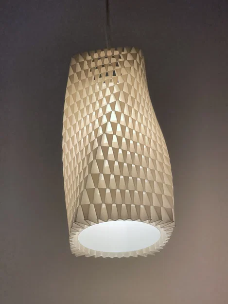 Chụp Đèn Lồng Xoắn (Twisted Lantern Lampshade) - Image 3