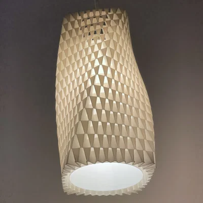 Chụp Đèn Lồng Xoắn (Twisted Lantern Lampshade)