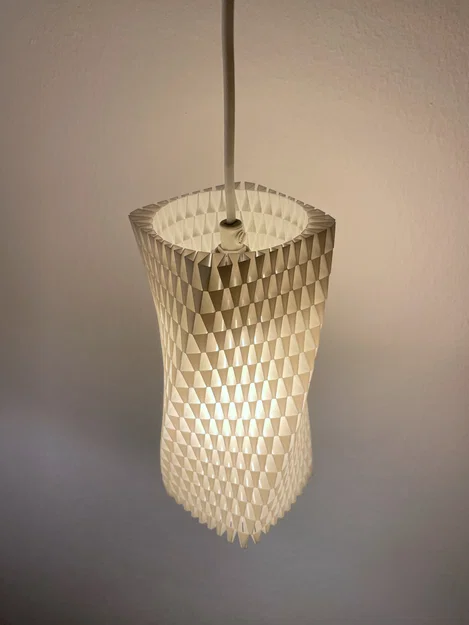 Chụp Đèn Lồng Xoắn (Twisted Lantern Lampshade) - Image 4