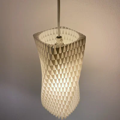 Chụp Đèn Lồng Xoắn (Twisted Lantern Lampshade)
