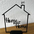 Ngôi Nhà/ Home sweet Home + Đế - Thumbnail 1