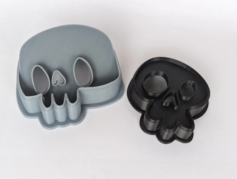 Bộ khuôn cắt bánh quy hình đầu lâu cho Halloween - Image 2