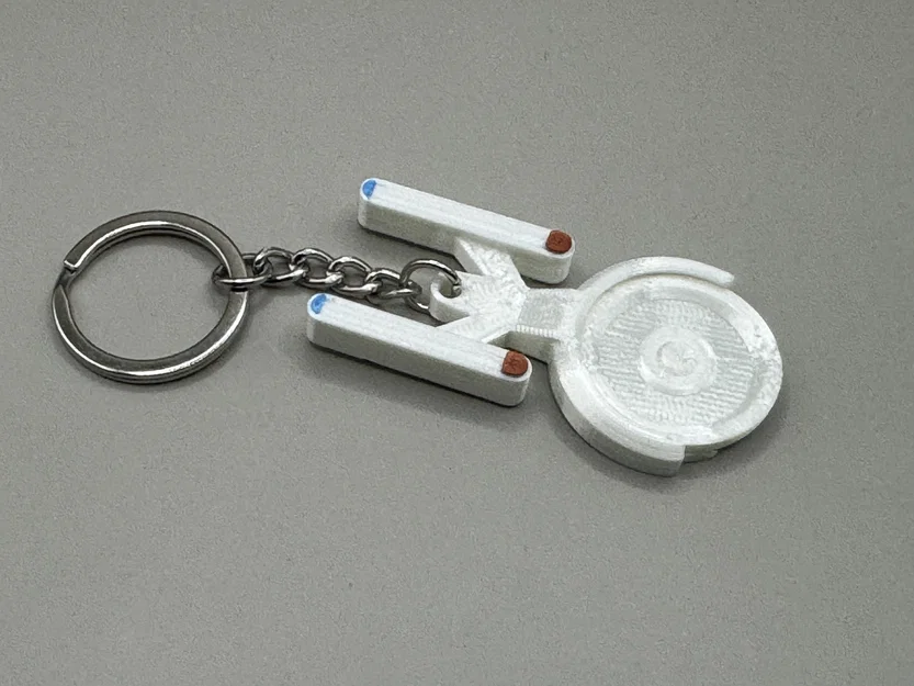 Enterprise Trolley Coin Holder (Fan Art) - Móc khóa giữ đồng xu xe đẩy - Image 1