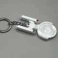 Enterprise Trolley Coin Holder (Fan Art) - Móc khóa giữ đồng xu xe đẩy - Thumbnail 1