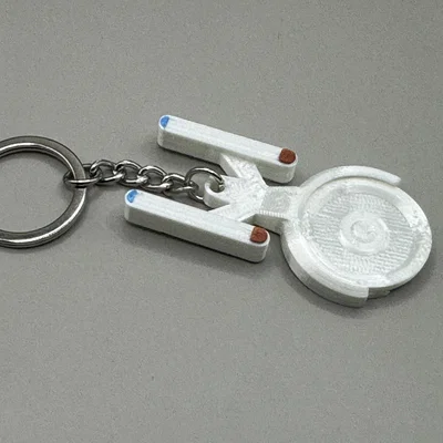 Enterprise Trolley Coin Holder (Fan Art) - Móc khóa giữ đồng xu xe đẩy