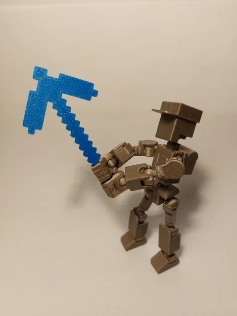 Dụng cụ Minecraft cho các figure khớp in 3D 13 inch - Image 2
