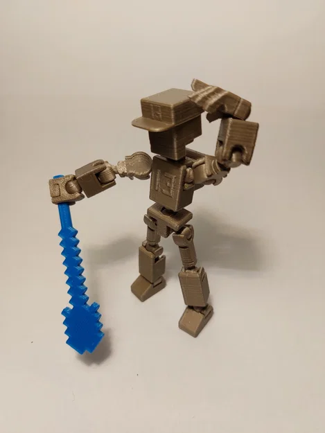 Dụng cụ Minecraft cho các figure khớp in 3D 13 inch - Image 4
