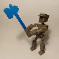 Dụng cụ Minecraft cho các figure khớp in 3D 13 inch - Thumbnail 5