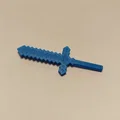 Dụng cụ Minecraft cho các figure khớp in 3D 13 inch - Thumbnail 8