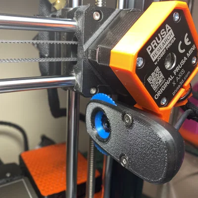 Ngàm Logitech C270 cho Prusa Mini kèm cable strain relief