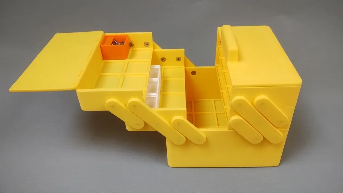 Hộp may vá (hoặc đồ nghề) Gridfinity kiểu xếp tầng - Image 1