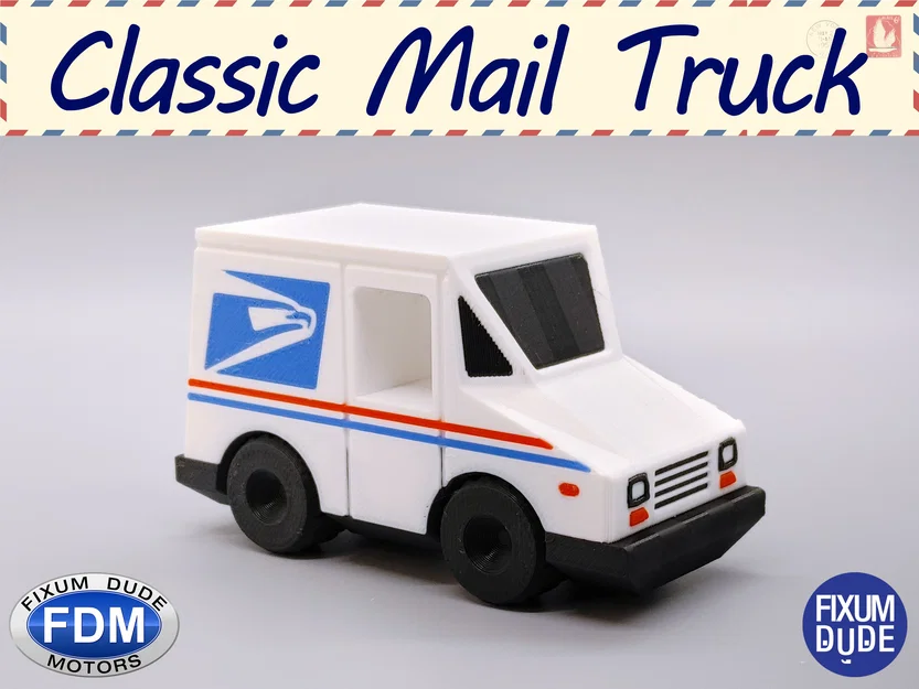 Fixum Dude Motors - Xe Tải Bưu Điện Cổ Điển PIP - Image 1