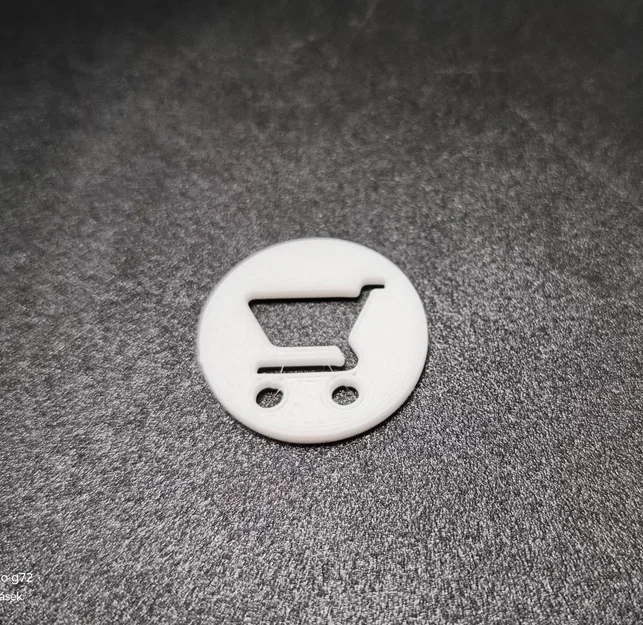 Đồng xu nhựa (Shopping coin) - Mở khóa xe đẩy siêu thị tiện lợi - Image 3