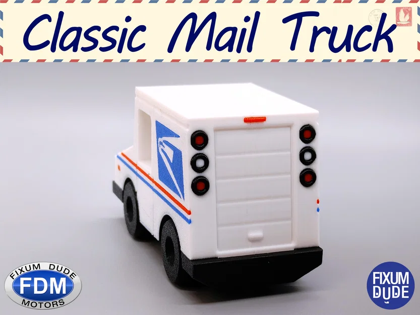 Fixum Dude Motors - Xe Tải Bưu Điện Cổ Điển PIP - Image 5