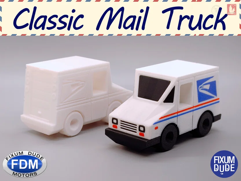 Fixum Dude Motors - Xe Tải Bưu Điện Cổ Điển PIP - Image 6