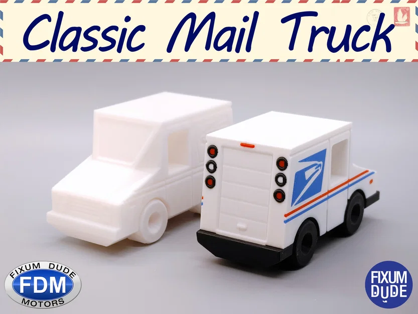 Fixum Dude Motors - Xe Tải Bưu Điện Cổ Điển PIP - Image 7