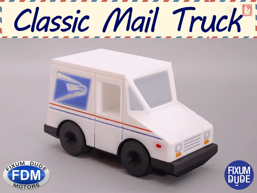 Fixum Dude Motors - Xe Tải Bưu Điện Cổ Điển PIP - Image 8