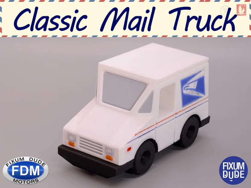 Fixum Dude Motors - Xe Tải Bưu Điện Cổ Điển PIP - Image 9