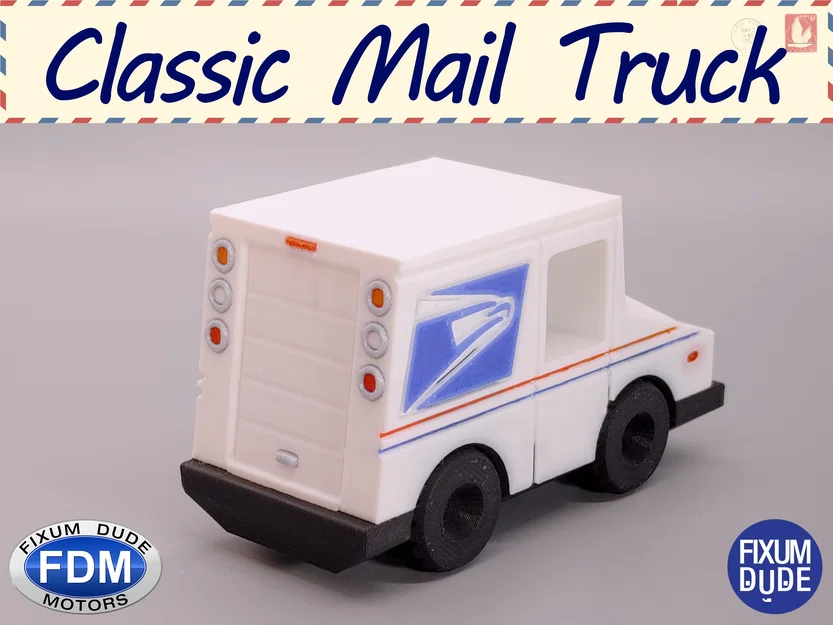 Fixum Dude Motors - Xe Tải Bưu Điện Cổ Điển PIP - Image 10