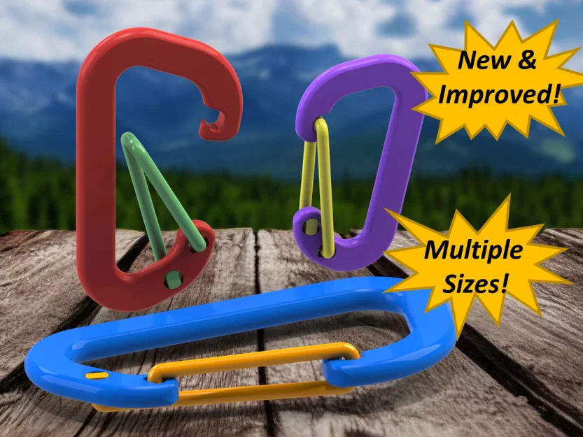 Móc khóa chịu lực Utility Carabiner v2 - Image 1