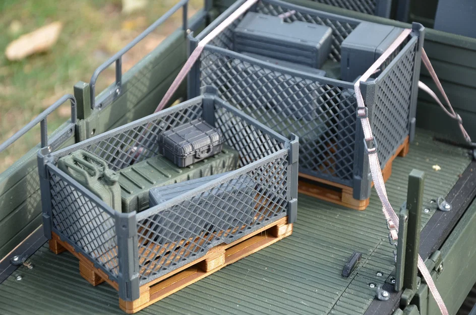 Thùng Euro Pallet Box Crate tỉ lệ 1/10 - Image 1