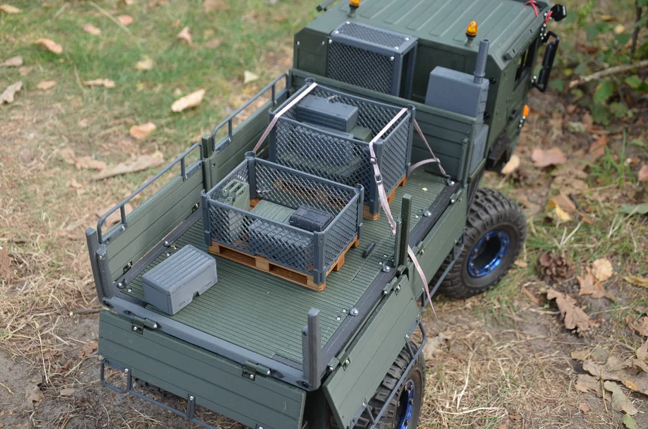 Thùng Euro Pallet Box Crate tỉ lệ 1/10 - Image 2