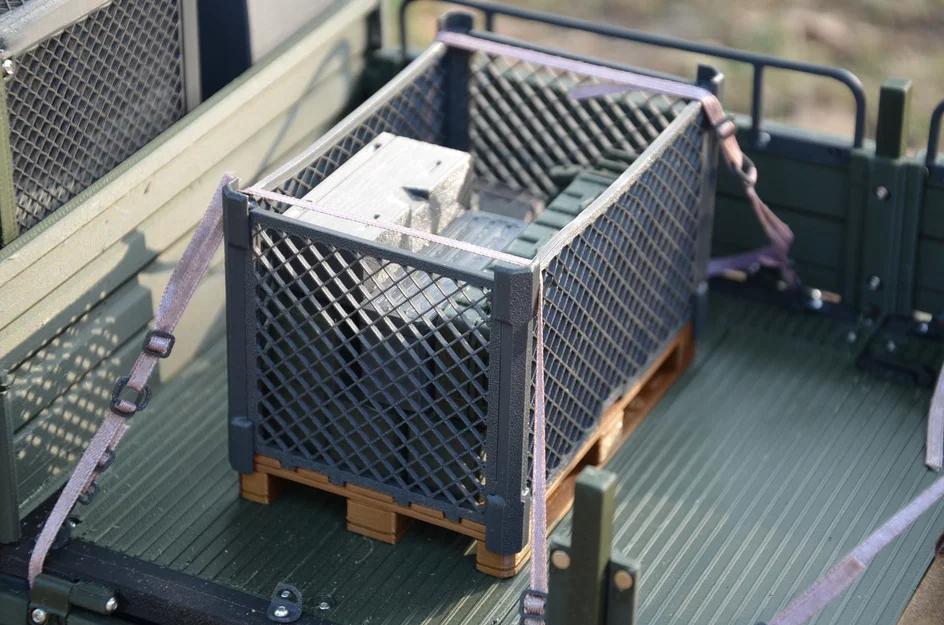 Thùng Euro Pallet Box Crate tỉ lệ 1/10 - Image 4