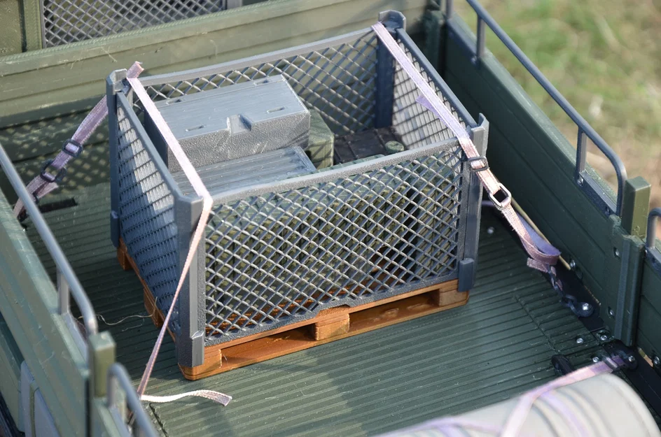 Thùng Euro Pallet Box Crate tỉ lệ 1/10 - Image 5