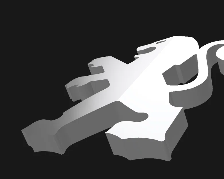 Mô hình 3D logo sư tử Peugeot - Thiết kế sắc nét cho dân mê xe - Image 3