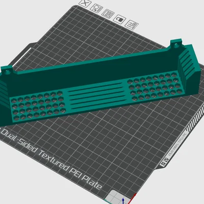Kệ giữ Build Plate/Sheet Bambulab P1P/X1 cho tủ Ikea Platsa (3 & 5 khe)