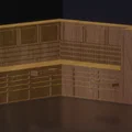 Mô hình bàn làm việc garage (garage bench) thu nhỏ cho sa bàn - Thumbnail 2