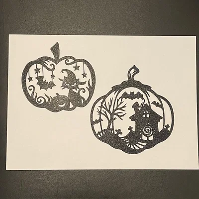 Halloween Pumpkin Cat House Wallart Decor V2 – Trang trí Wall Art Halloween