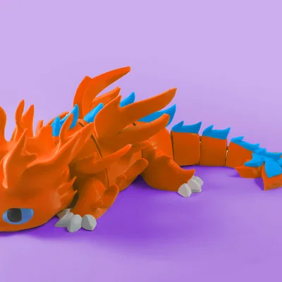 Mô hình rồng khớp nối BlazeTooth (lấy cảm hứng từ Toothless)