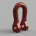 Mô hình móc khóa chịu lực Shackle v.2 in 3D độc đáo - Thumbnail 4
