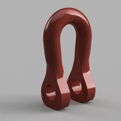 Mô hình móc khóa chịu lực Shackle v.2 in 3D độc đáo