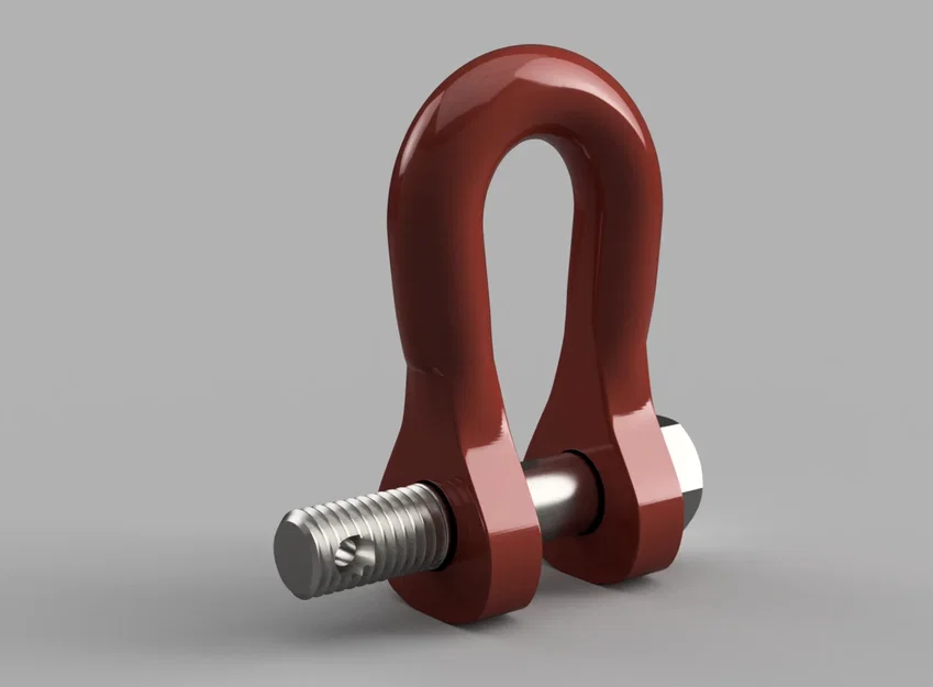 Mô hình móc khóa chịu lực Shackle v.2 in 3D độc đáo - Image 5