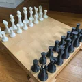 Bộ Cờ Vua Điêu Khắc (Chess Set) - Thumbnail 1