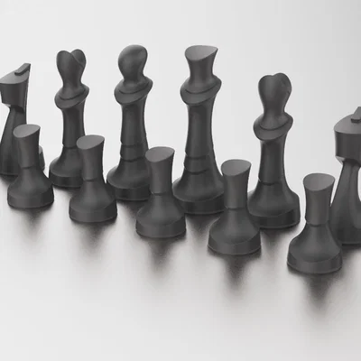 Bộ Cờ Vua Điêu Khắc (Chess Set)