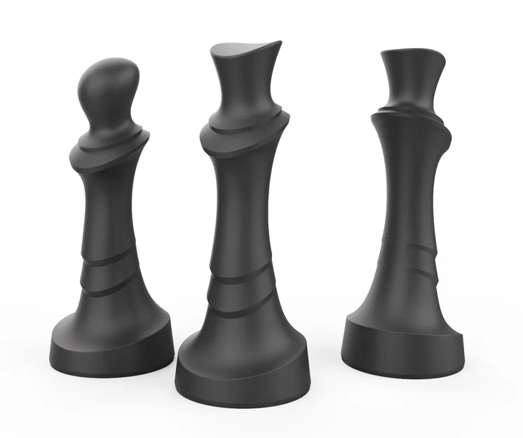 Bộ Cờ Vua Điêu Khắc (Chess Set) - Image 3