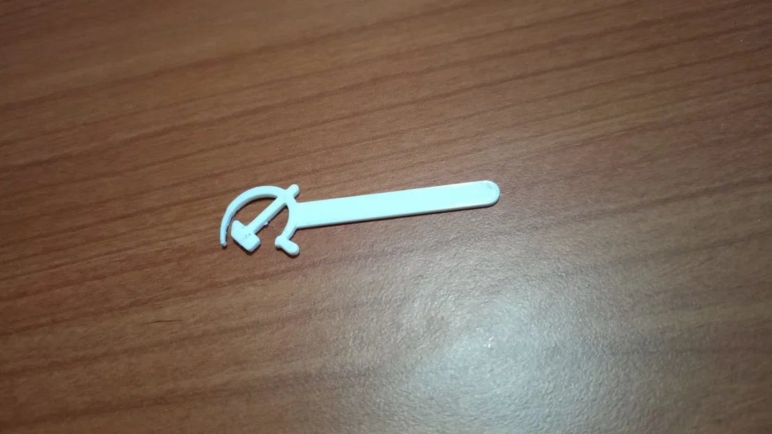 Kẹp đánh dấu trang sách (Bookmark) hình búa liềm in 3D đẹp mắt - Image 1