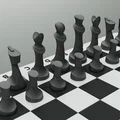 Bộ cờ vua 3D hiện đại tích hợp nam châm tiện lợi - Thumbnail 3